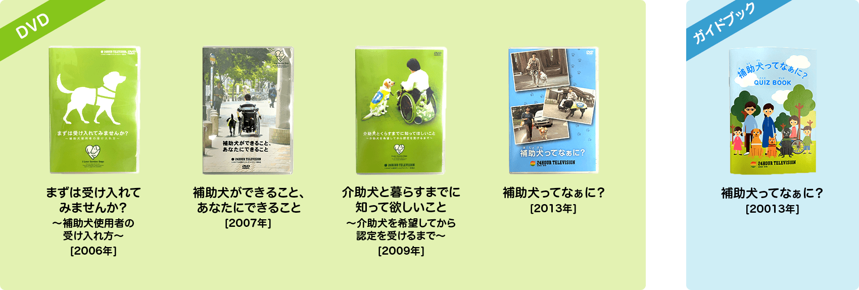 身体障害者補助犬普及支援 チャリティー活動 24時間テレビチャリティー委員会